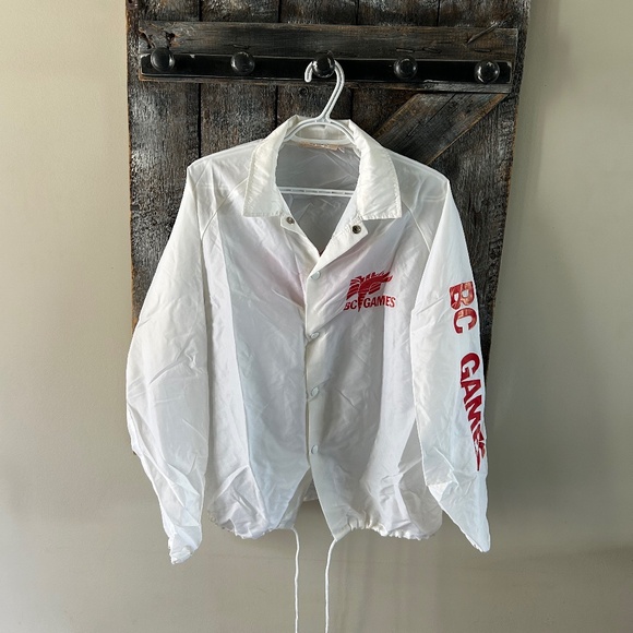 Men's Vinrage Alpha Sportswear BC Games Very Light Weight Jacket w/Snaps - Picture 1 of 6